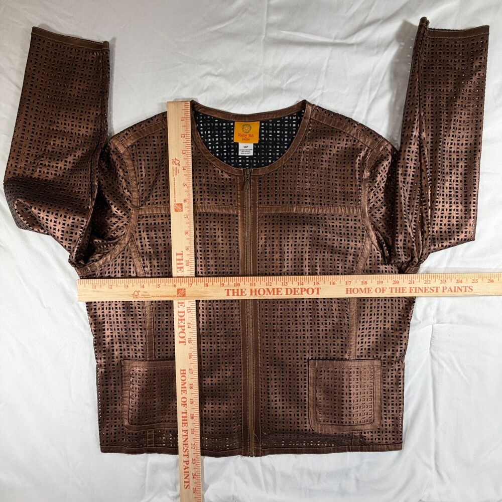 Ruby Rd Bronze/Brown Jacket 16P - Picture 6 of 7